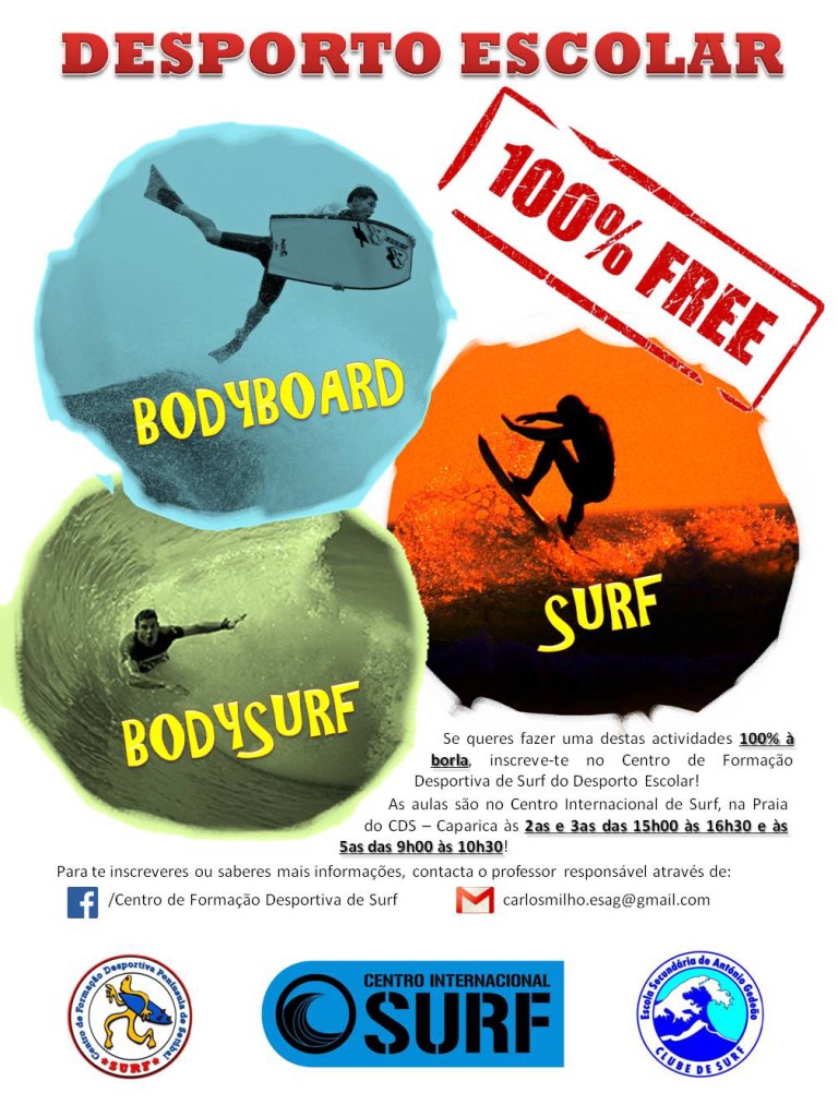 Cartaz Surf Escolas